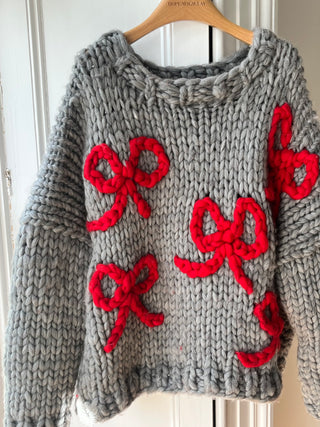 Wren Midi Grobstrick-Cardigan (Beispiel)