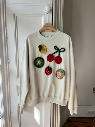 Wren Midi Grobstrick-Cardigan (Beispiel)