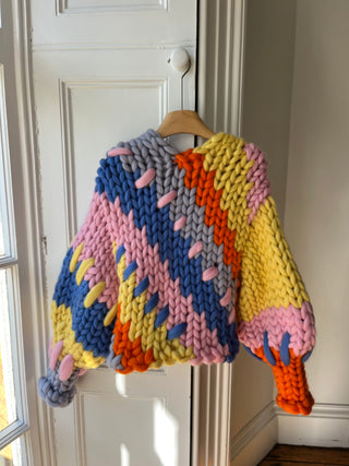 Colourful Prototype Colossal Knit Cardigan #2 S/M (Sample)