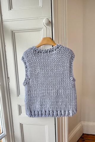 Swan Lake Chunky Knit Vest S/M (Discontinued Sample)