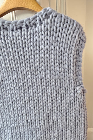 Swan Lake Chunky Knit Vest S/M (Discontinued Sample)