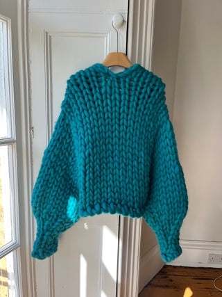 Wren Midi Grobstrick-Cardigan (Beispiel)