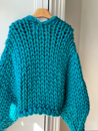 Wren Midi Grobstrick-Cardigan (Beispiel)