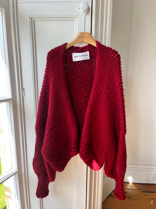 Wren Midi Grobstrick-Cardigan (Beispiel)