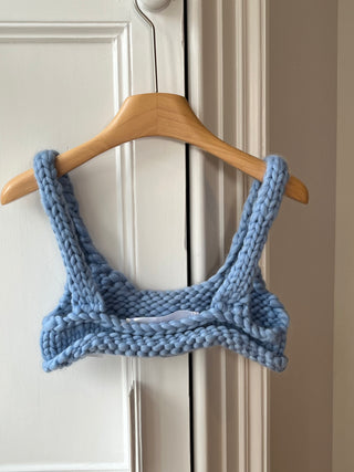 ブレンドグリーンチャンキーニットブラレットS（サンプル）