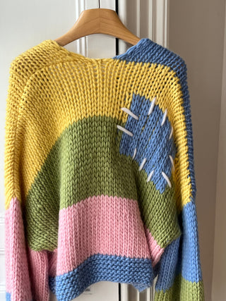 Wren Midi Grobstrick-Cardigan (Beispiel)