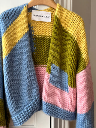 Wren Midi Grobstrick-Cardigan (Beispiel)