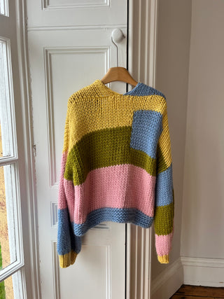 Wren Midi Grobstrick-Cardigan (Beispiel)