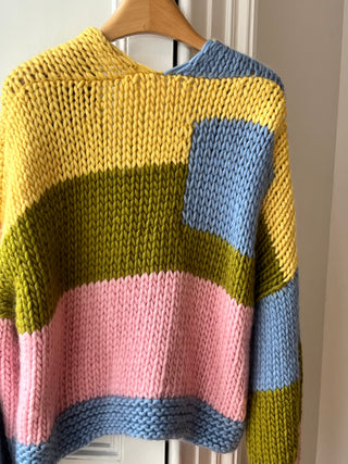 Wren Midi Grobstrick-Cardigan (Beispiel)