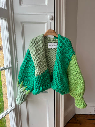 1of1 ストライプコロッサルニットカーディガン（サンプル）