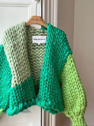 1of1 ストライプコロッサルニットカーディガン（サンプル）