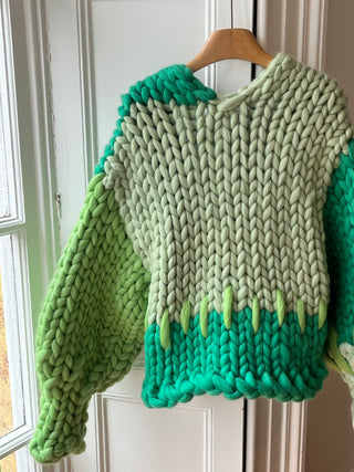 1of1 ストライプコロッサルニットカーディガン（サンプル）