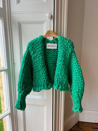 1of1 Jade Green Colossal Knit Cardigan S/M (Sample)