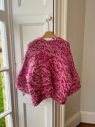 1of1 Pink Blend Irish Alpaca Chunky Knit Cardigan M/L (Sample)
