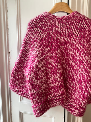 1of1 Pink Blend Irish Alpaca Chunky Knit Cardigan M/L (Sample)