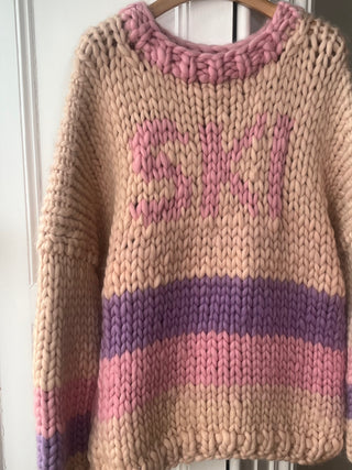 Wren Midi Grobstrick-Cardigan (Beispiel)