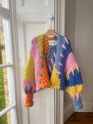 1of1 Colourful Peach Colossal Knit Cardigan S/M (Sample)