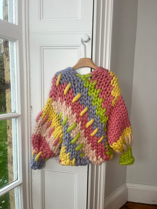 1of1 Pastel Pink Prototype Colossal Knit Cardigan S/M (Sample)