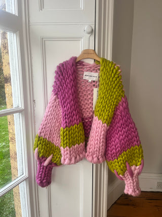 1of1 ストライプコロッサルニットカーディガン（サンプル）