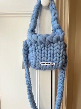 ピンクのパッチワークの巨大なニットマッシュルームハット #2（サンプル）