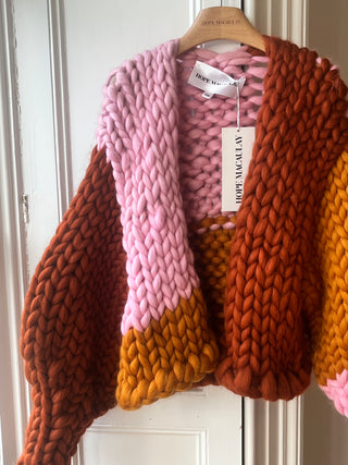 1of1 ストライプコロッサルニットカーディガン（サンプル）