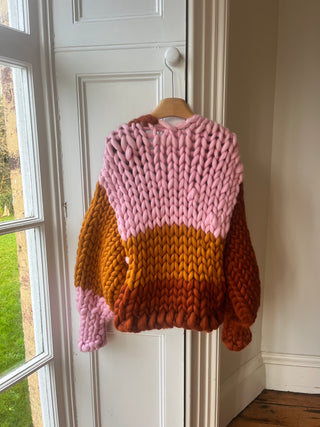 1of1 ストライプコロッサルニットカーディガン（サンプル）