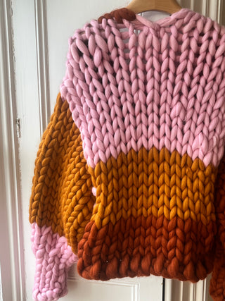 1of1 ストライプコロッサルニットカーディガン（サンプル）