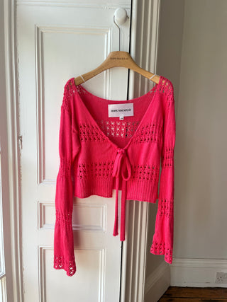 1of1 Hot Pink Knit Cardigan S/M (Sample)