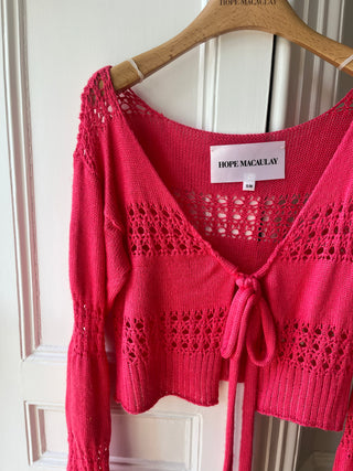 1of1 Hot Pink Knit Cardigan S/M (Sample)