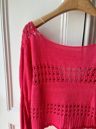 1of1 Hot Pink Knit Cardigan S/M (Sample)