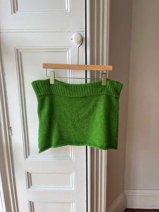 Green Knit Mini Skirt L/XL (Sample)