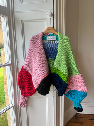 1of1 Scrap Chunky Knit Cardigan S/M #4 (Sample)