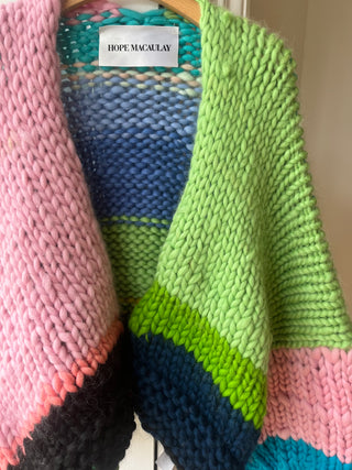 1of1 Scrap Chunky Knit Cardigan S/M #4 (Sample)