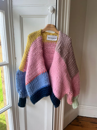 1of1 Scrap Chunky Knit Cardigan M/L #5 (Sample)