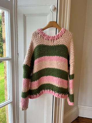 1of2 Peace Chunky Knit Sweater S/M (Sample)