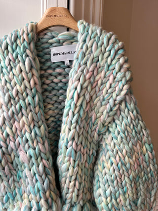 Block Blended Colossal Knit Cardigan M/L (Sample)