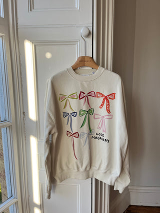 Colourful Bow Sweatshirt S (Sample)