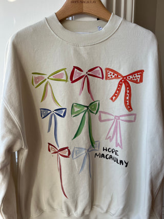 Colourful Bow Sweatshirt S (Sample)