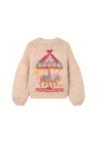 Brushed Carousel Sweater