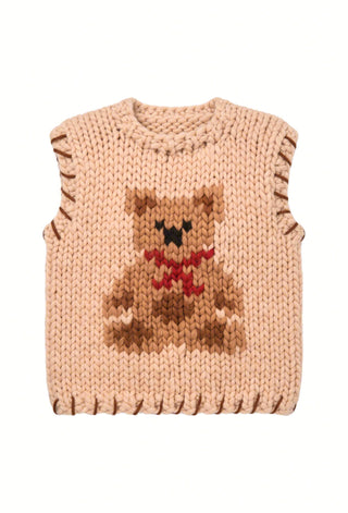 Teddy Bear Chunky Knit Vest