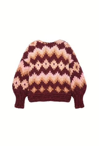Cherrywood Fair Isle Chunky Knit Cardigan