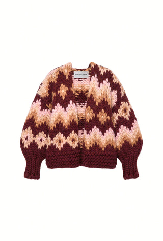 Cherrywood Fair Isle Chunky Knit Cardigan