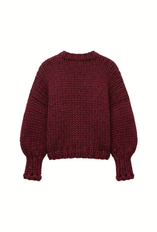Ériu Bow Chunky Knit Sweater