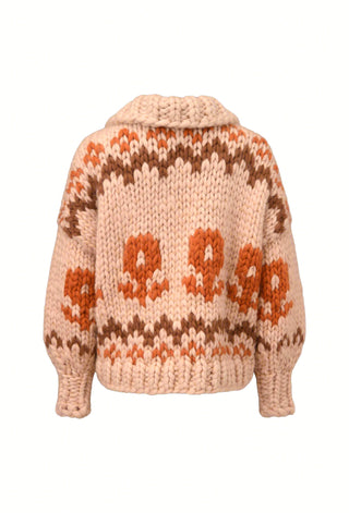 Dala Horse Chunky Knit Cardigan