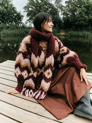 Cherrywood Fair Isle Scarf