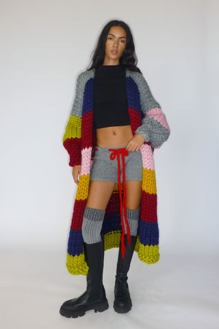 Orion Chunky Knit Maxi Cardigan