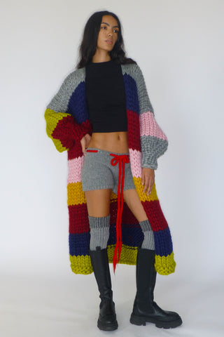 Orion Chunky Knit Maxi Cardigan