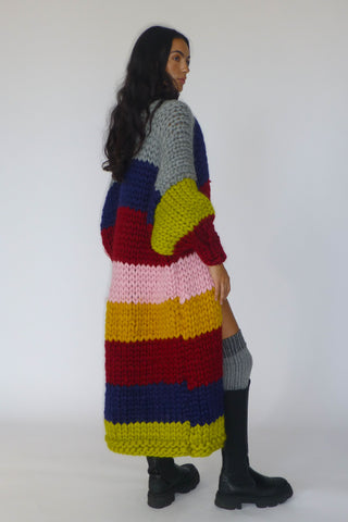 Orion Chunky Knit Maxi Cardigan