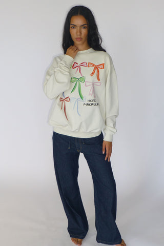 Colourful Bow Sweatshirt