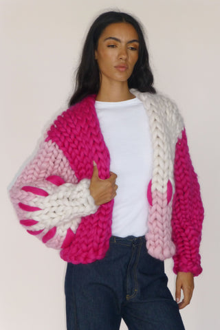 Peony Colossal Knit Cardigan